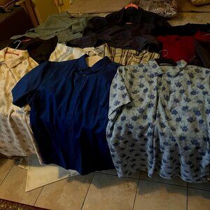 Lot of 10 XL Men's Casual Shirts - Haggar, Simply Style